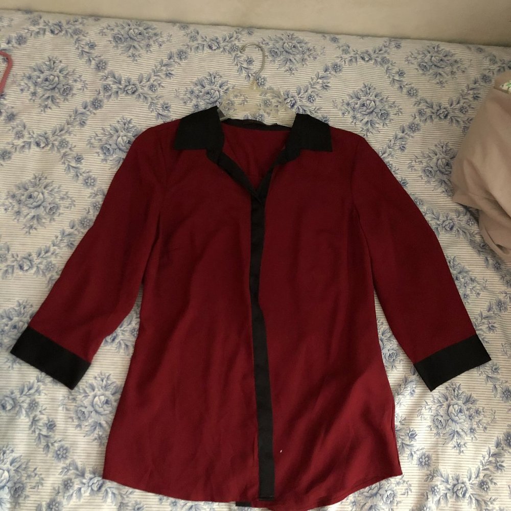 The Limited Red and Black Top - NEW